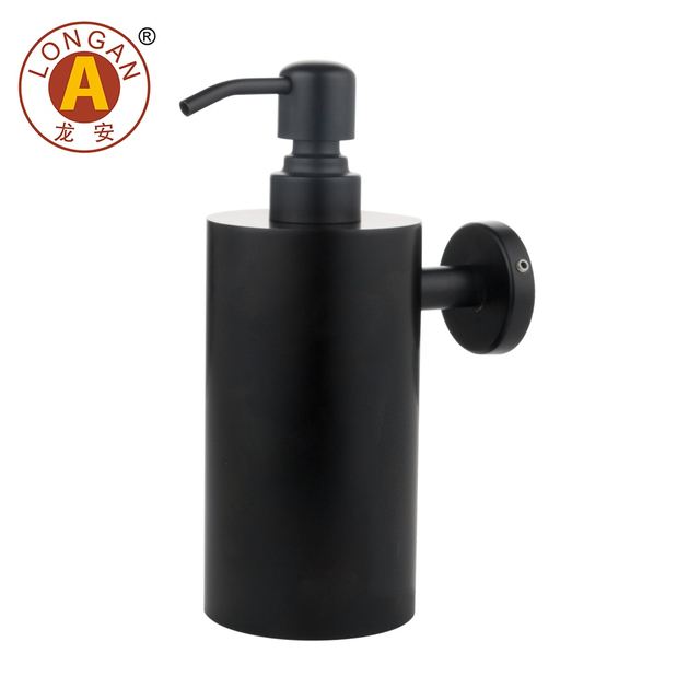 B41 Reusable 304 Stainless Steel Round Lotion Bottle Liquid Soap Bottle With Pump